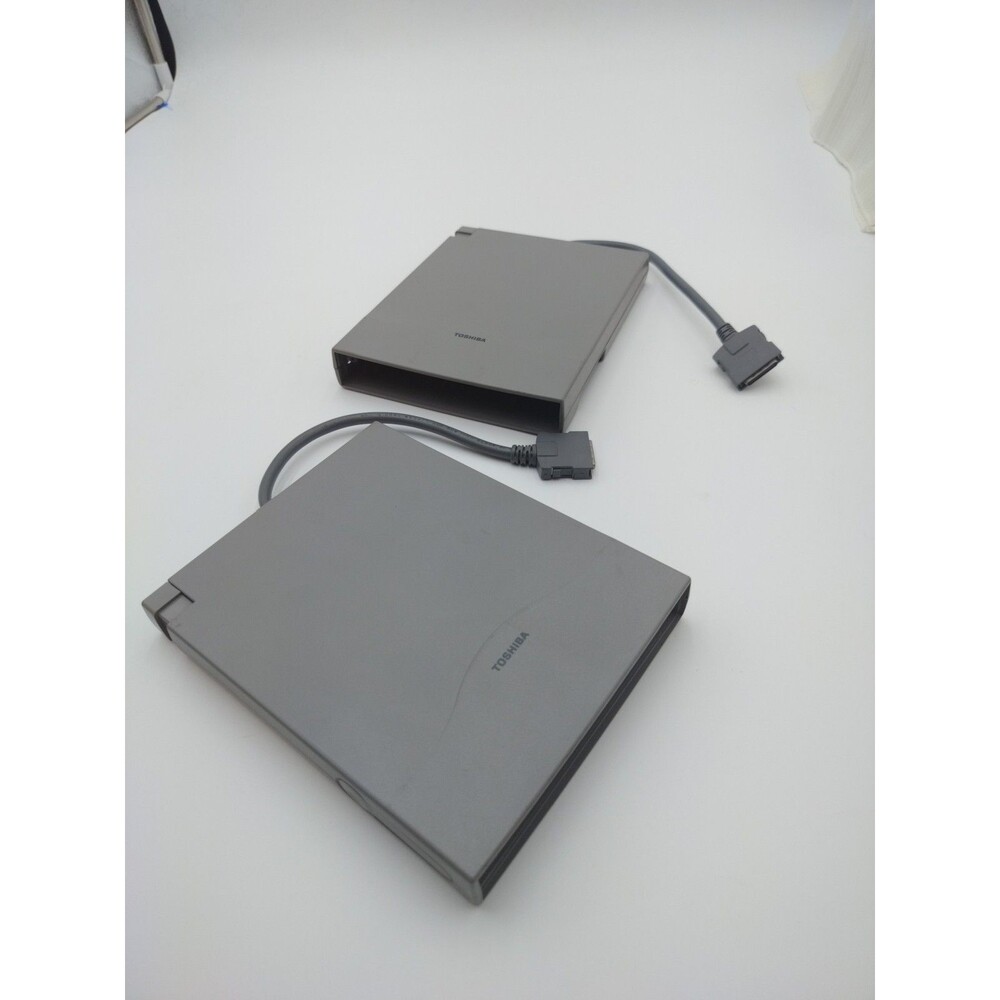 Lot of (2) Toshiba External FDD Attachment Cases USA - NO FLOPPY DRIVES - (Read)